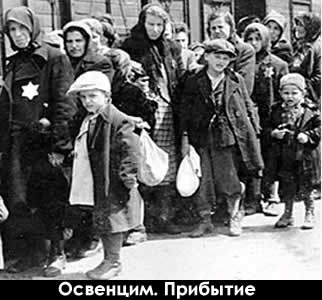 Прибытие в Освенцим
